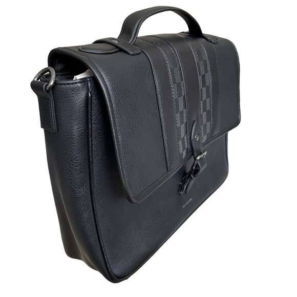 Ted Baker Webbing Document Bag, 266574, with signature stripe - Picture 13 of 15
